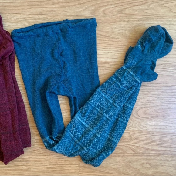 Smartwool teal color tights - Picture 1 of 4